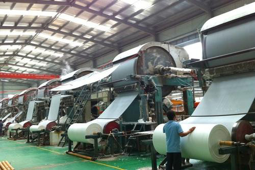 造紙工業生產圖 造紙工業生產圖